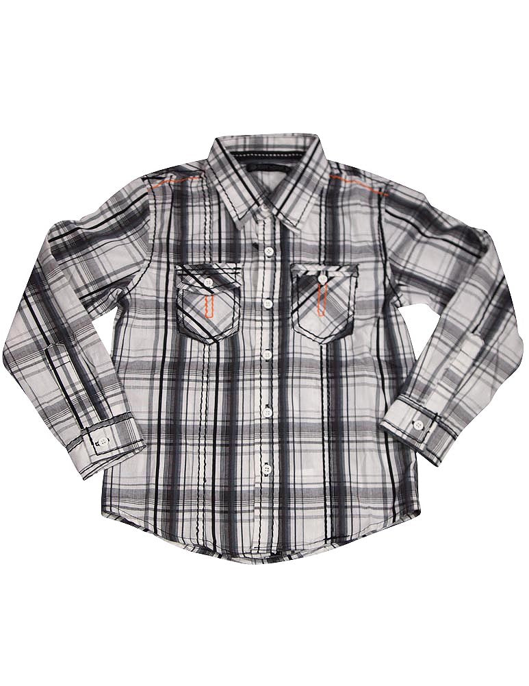 Smash Boys Western Style Long Sleeve Button or Snap Down Shirt Top