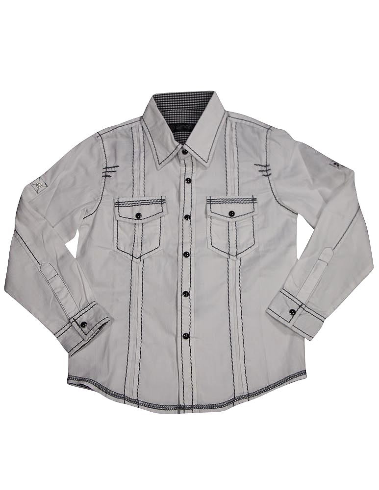 Smash Boys Western Style Long Sleeve Button or Snap Down Shirt Top