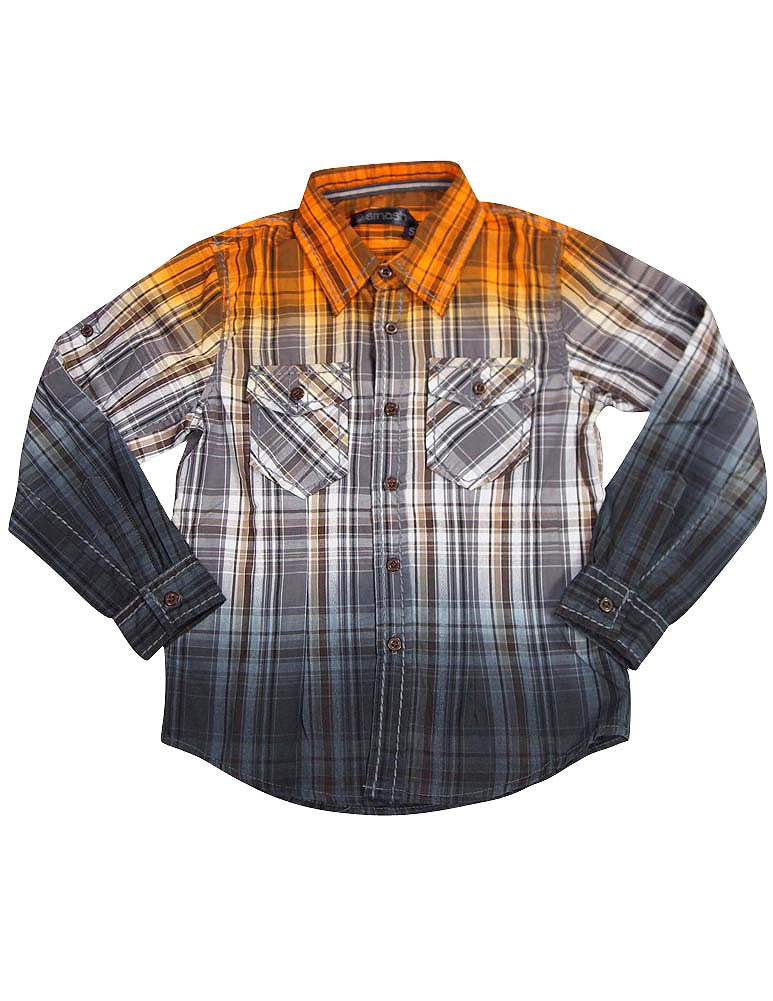Smash Boys Western Style Long Sleeve Button or Snap Down Shirt Top