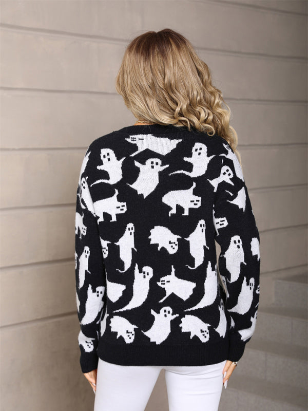 Halloween personalized pullover sweater