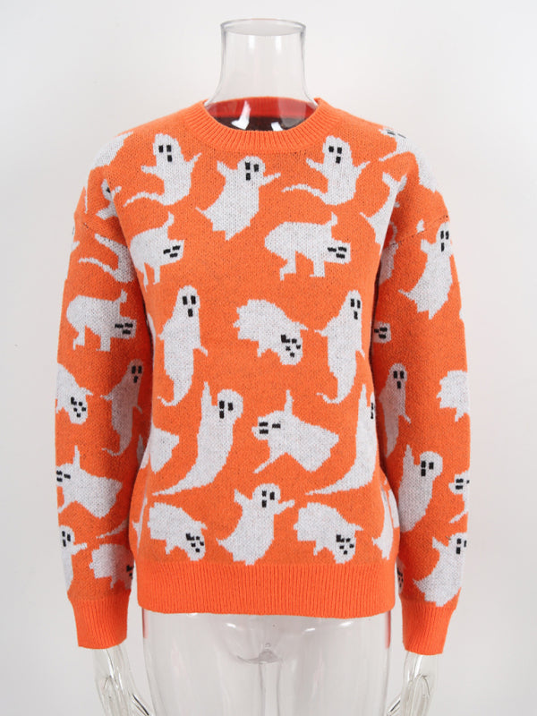 Halloween personalized pullover sweater