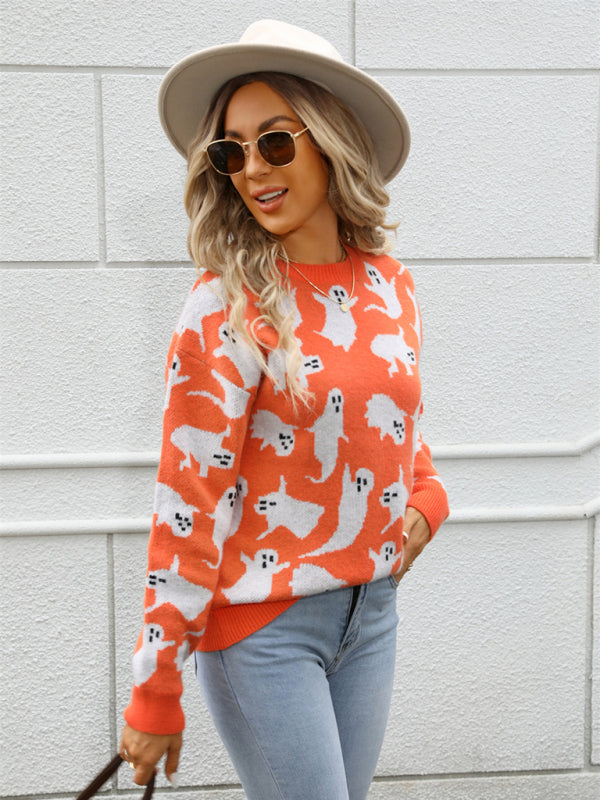 Halloween personalized pullover sweater