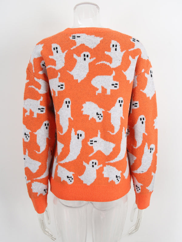 Halloween personalized pullover sweater